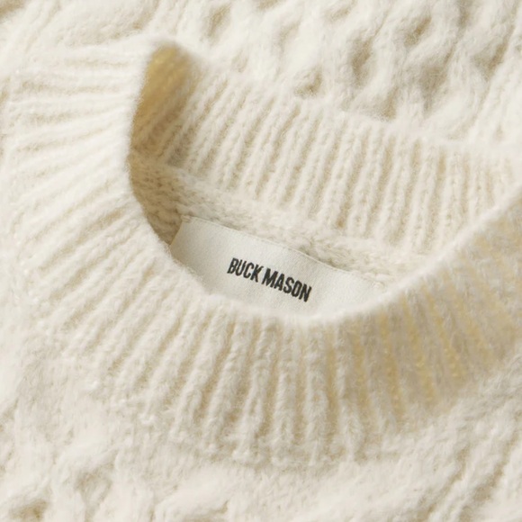 Buck Mason Highland Alpaca Cable Crew - Picture 10 of 10